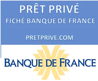 PRÊT PRIVÉ POUR FICHÉ BANQUE DE FRANCE