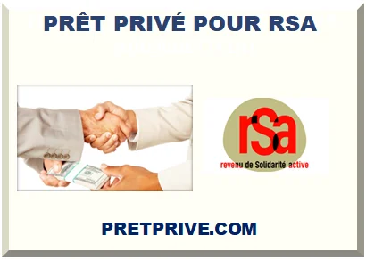 PRÊT PRIVÉ POUR RSA